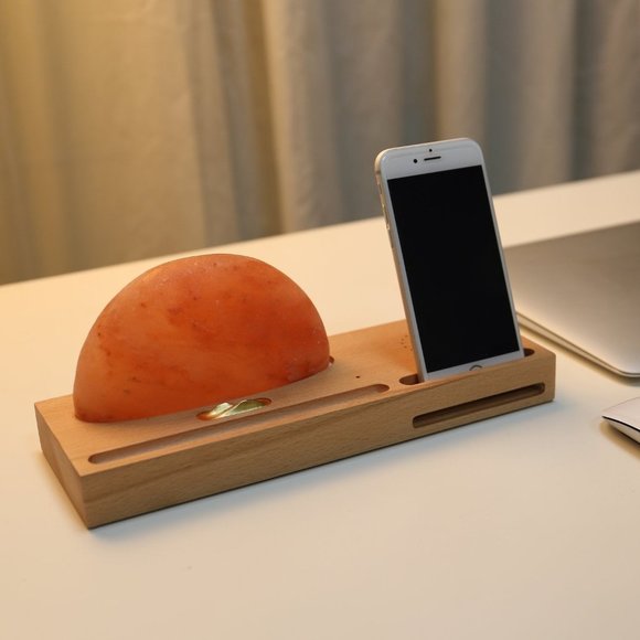 Himalayan Salt Lamp Wireless Charger - Picture 8 of 13